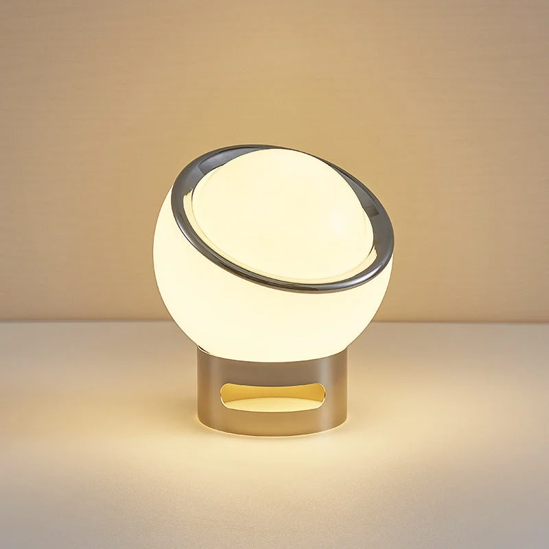 Elegant Glasbordlampe med Energibesparende LED-lys