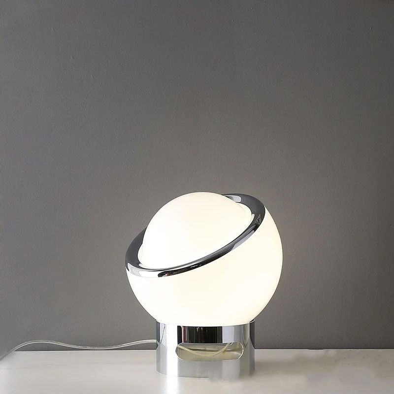 Elegant Glasbordlampe med Energibesparende LED-lys