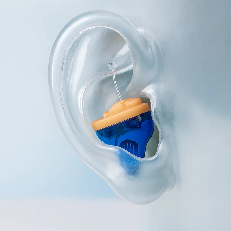 Diskrete Genopladelige In-Ear Høreapparater med Klart Lyd
