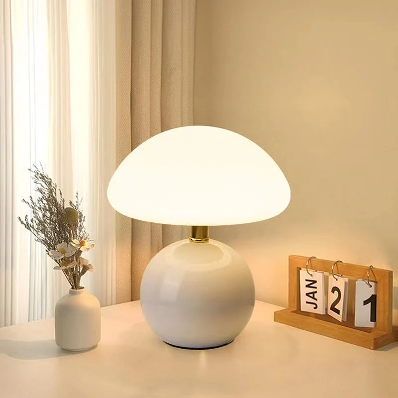 Keramisk Natlampe med Justerbart LED-lys