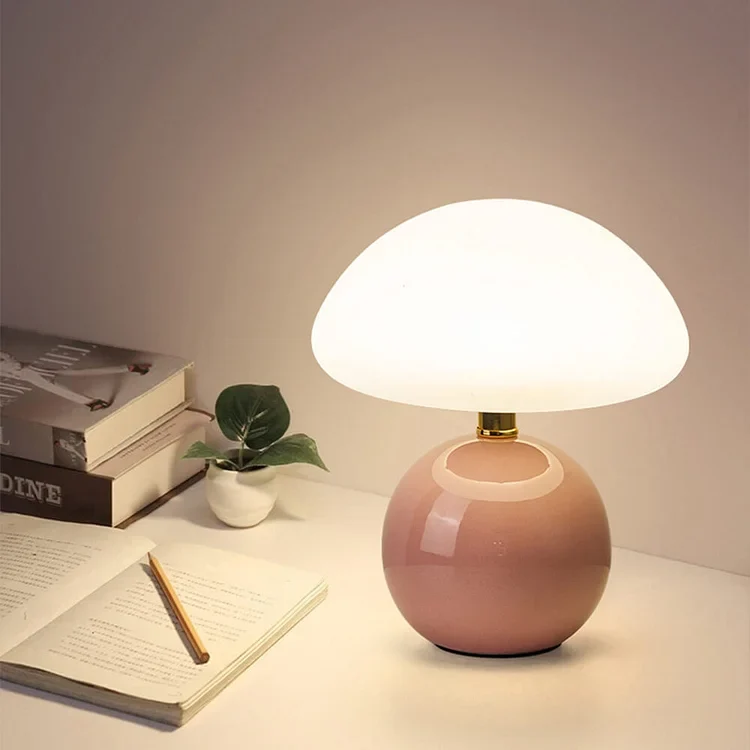 Keramisk Natlampe med Justerbart LED-lys