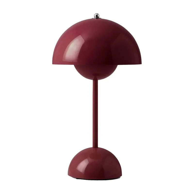 Stilfuld Natlampe i Metal med Touch Sensor og Justerbart Lys