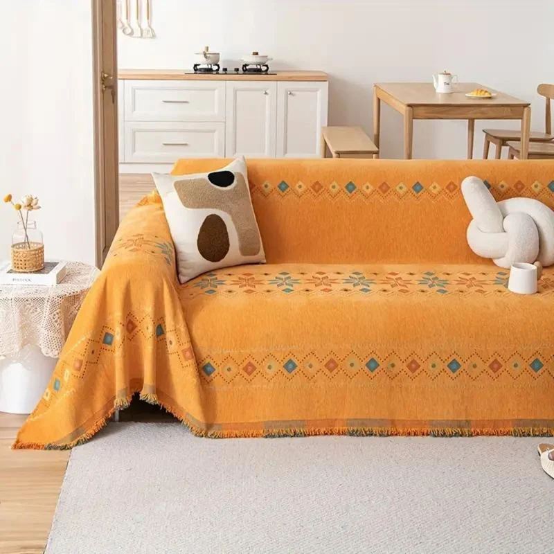 Bohemian Sofaovertræk med Tofs: Komfort og Stilfornyelse