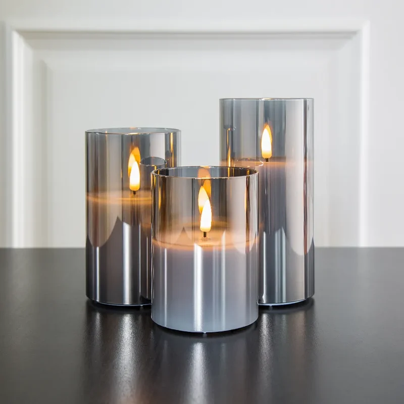 Flammeløse LED Lys i Glas – Sikker Hyggebelysning