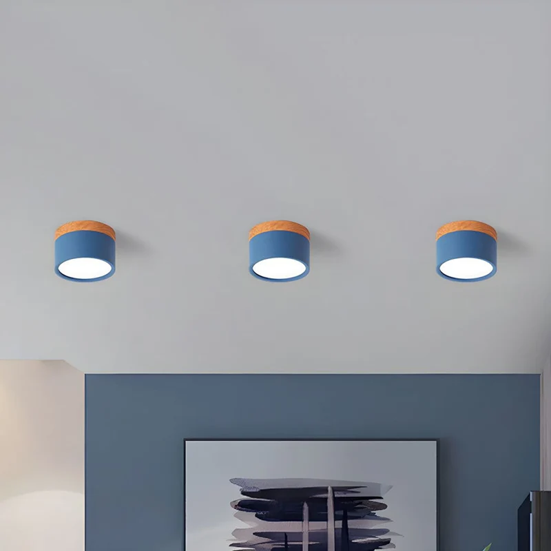 Stilfuldt Loftlys i Pink med Energibesparende LED