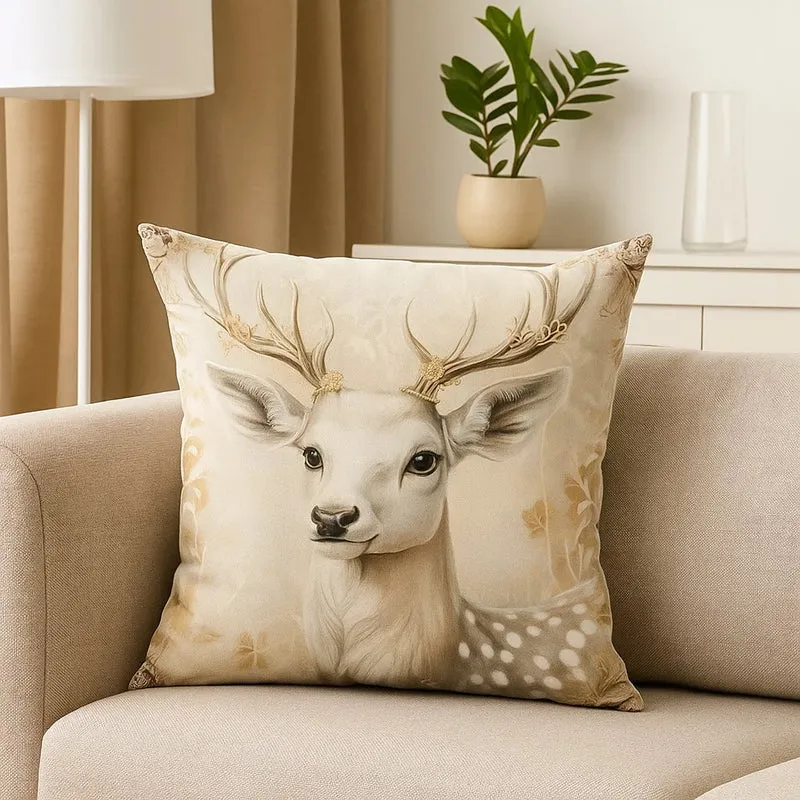 Julepudebetræk med Elegante Motiver til Sofa & Senge