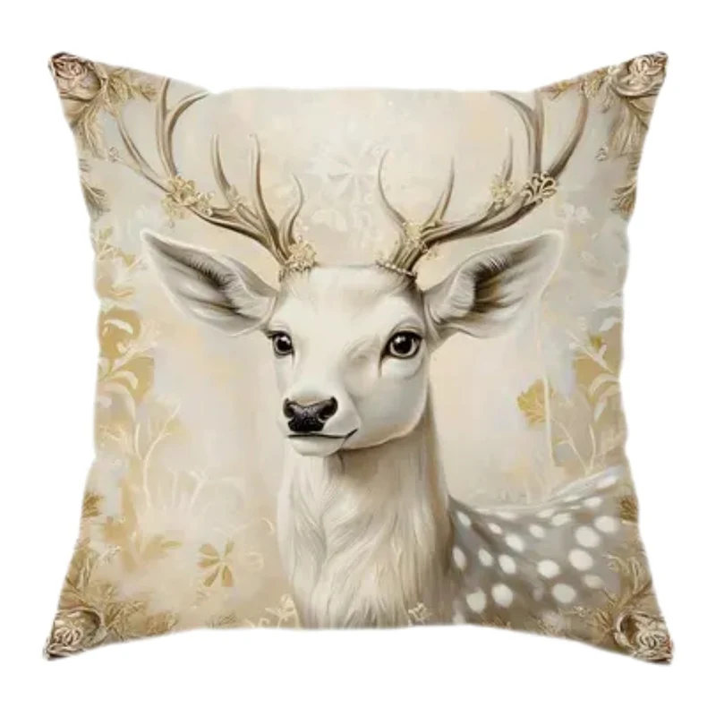Julepudebetræk med Elegante Motiver til Sofa & Senge