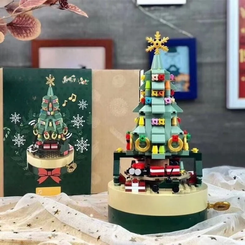 Juletræ Byggeklodser – Kreativ Sjov for Hele Familien