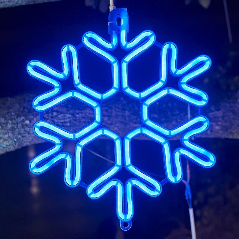 Udendørs LED Juledekorationer: Energisparede Snefnuglys