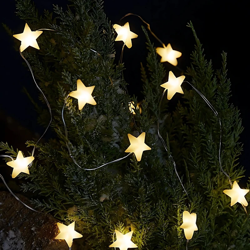 LED Stjernelys til Jul - Skab Magisk Stemning Inde & Ude
