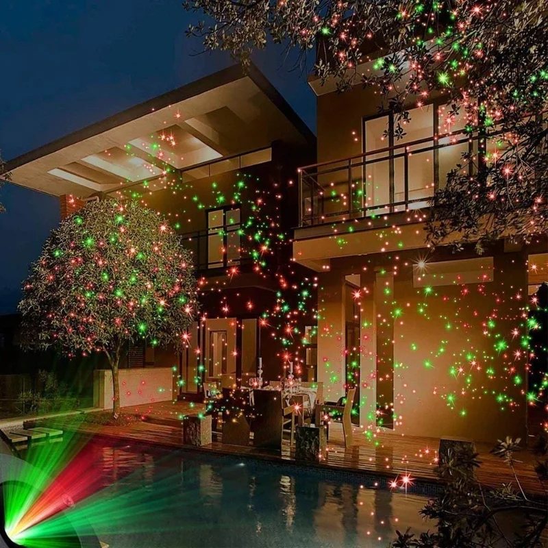 Udendørs Julelaserprojektor – Energibesparende Festlys