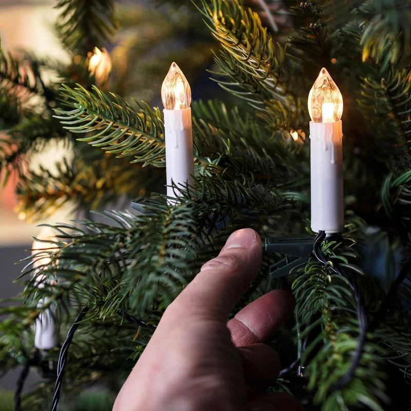 Julelys LED Stearinlys med Dråbeeffekt - Hygge og Nostalgi