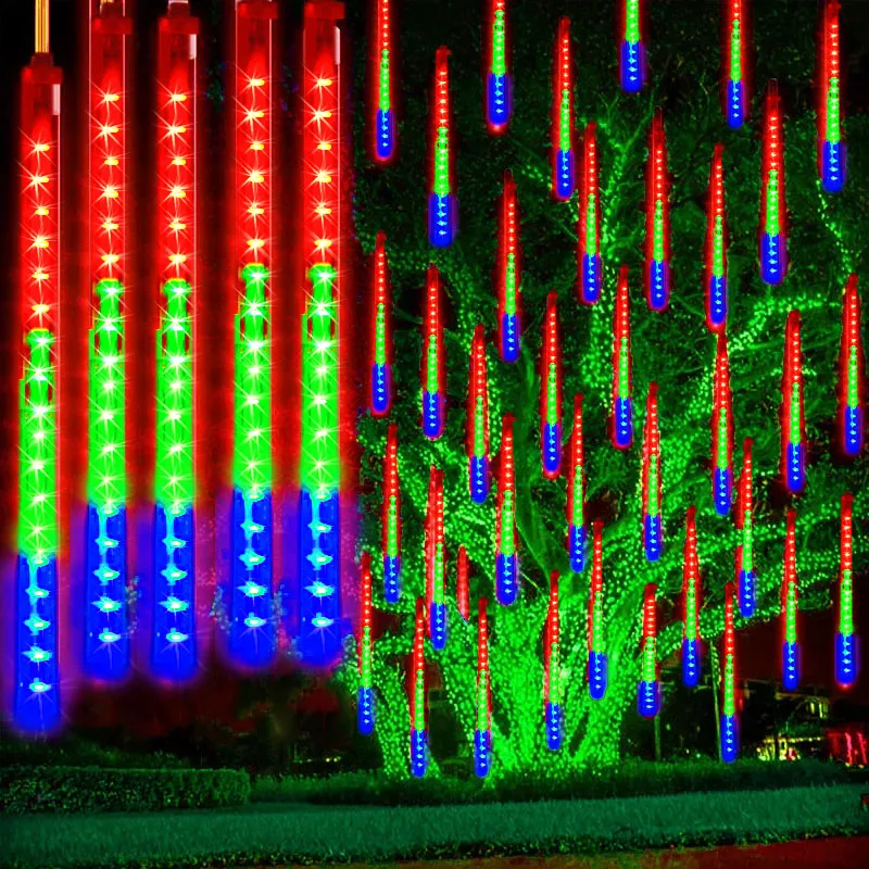 LED Meteor Julelys - Magisk udendørs havebelysning