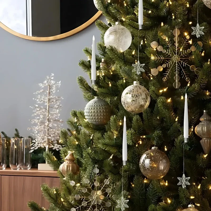 Flakkende LED Juletræslys – Sikker og Hygge Skabende