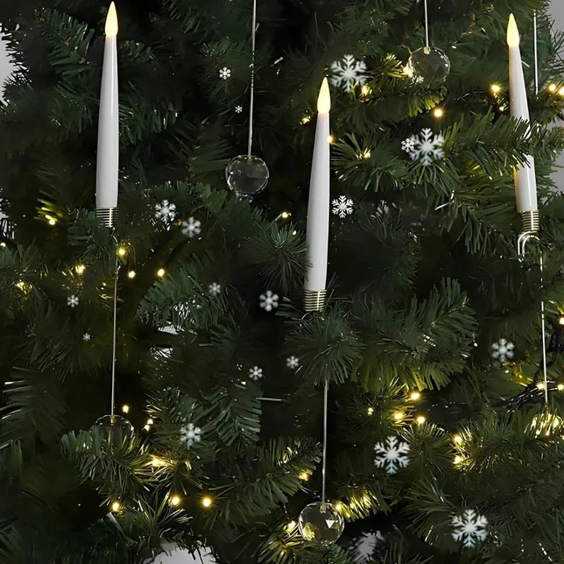 Flakkende LED Juletræslys – Sikker og Hygge Skabende