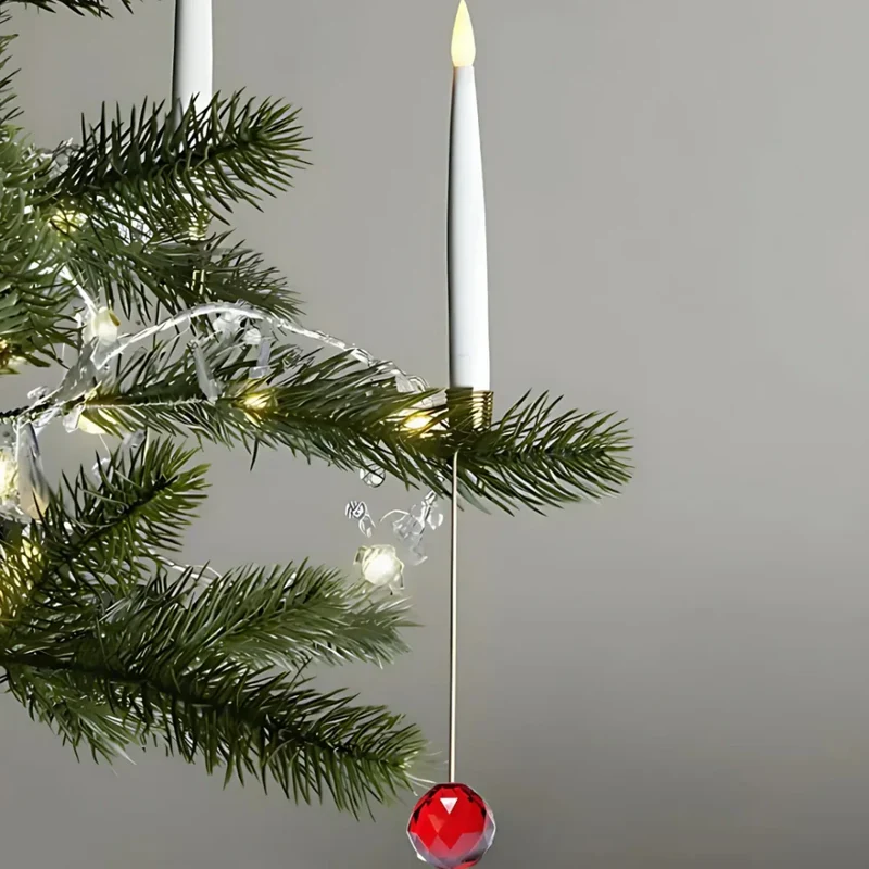 Flakkende LED Juletræslys – Sikker og Hygge Skabende