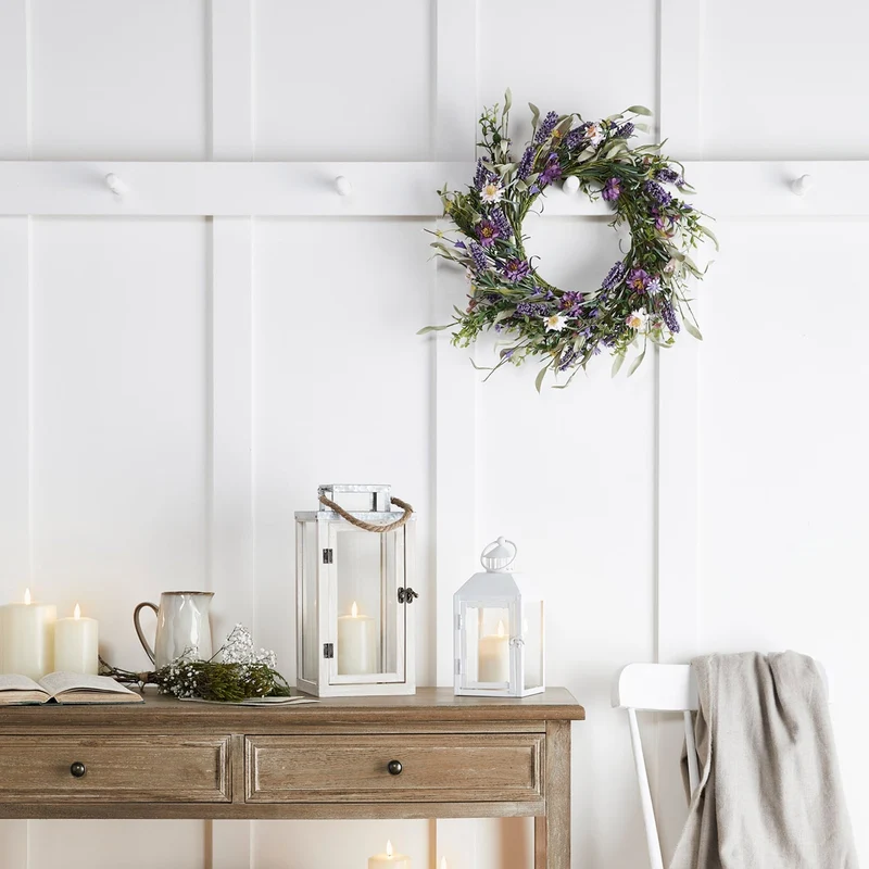 Julekrans med Lavendel – Tidssløs Elegance til Dit Hjem