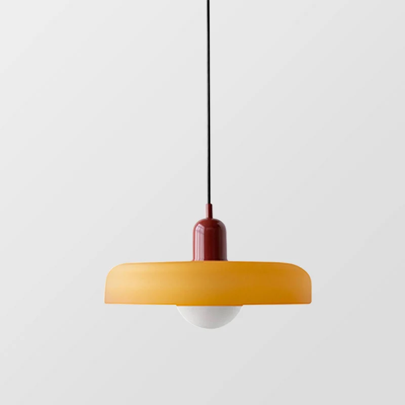 Farverig Glaspendel med Moderne Design til Hjemmet