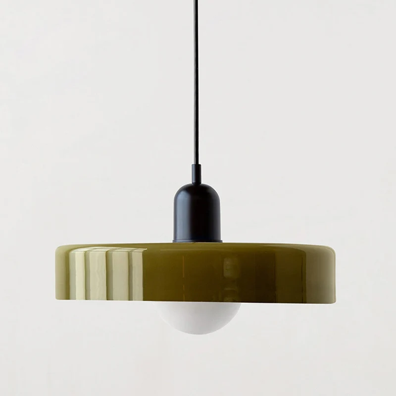 Farverig Glaspendel med Moderne Design til Hjemmet