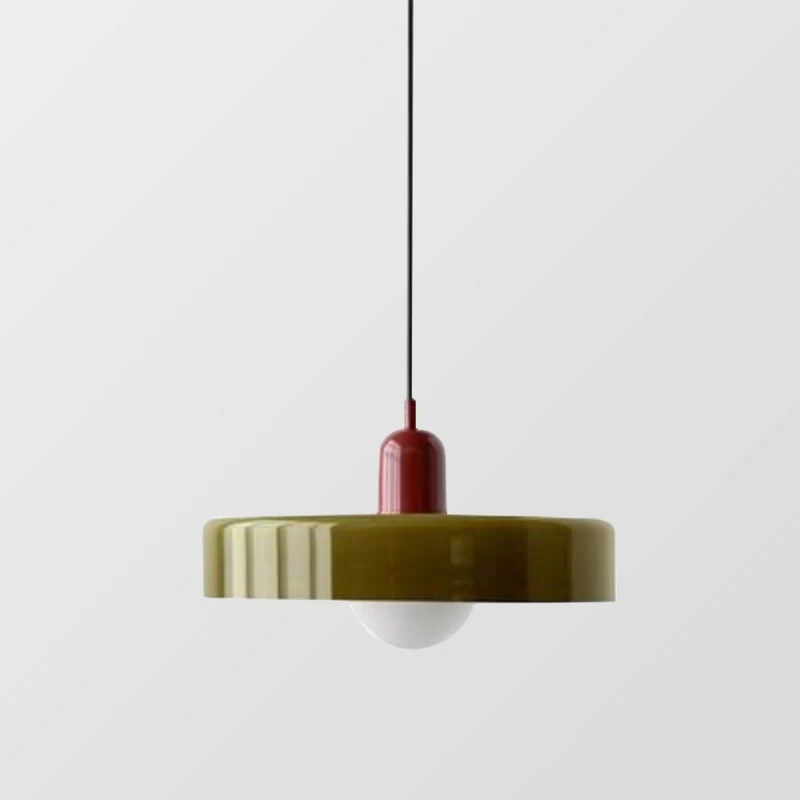 Farverig Glaspendel med Moderne Design til Hjemmet