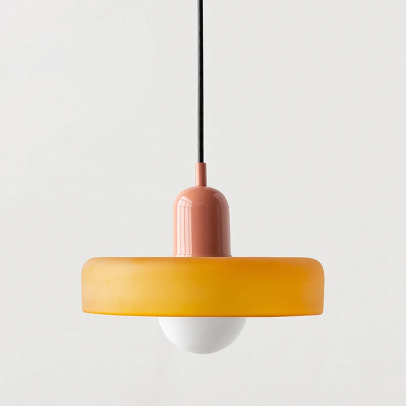 Farverig Glaspendel med Moderne Design til Hjemmet