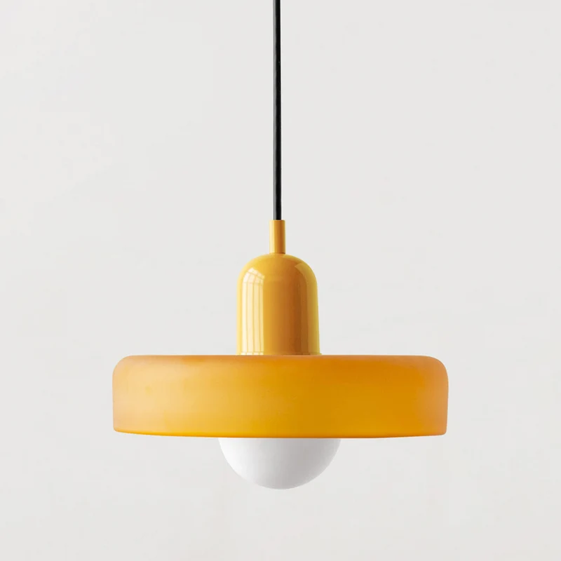 Farverig Glaspendel med Moderne Design til Hjemmet