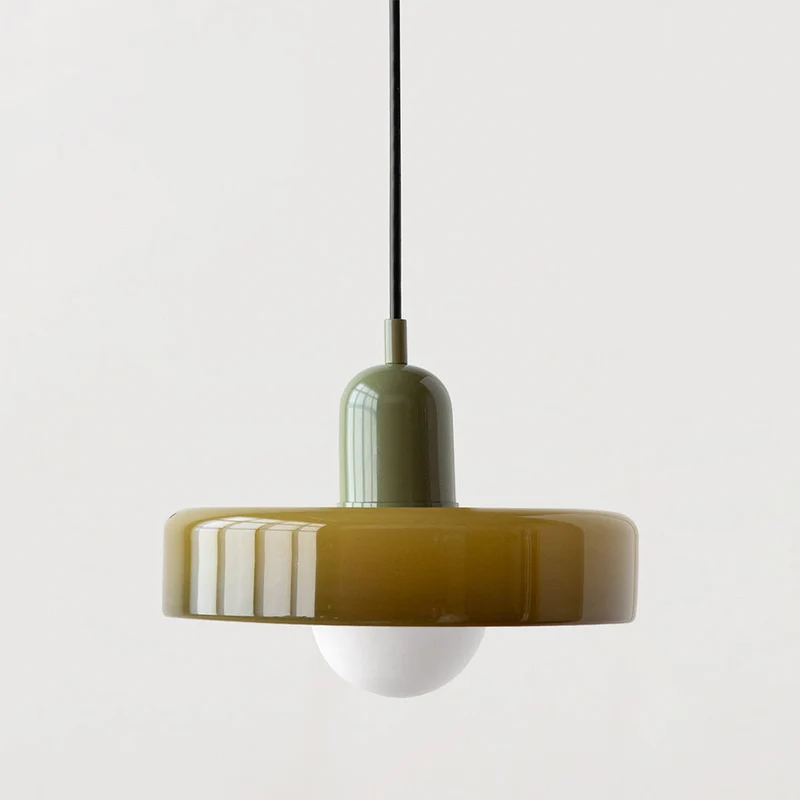 Farverig Glaspendel med Moderne Design til Hjemmet