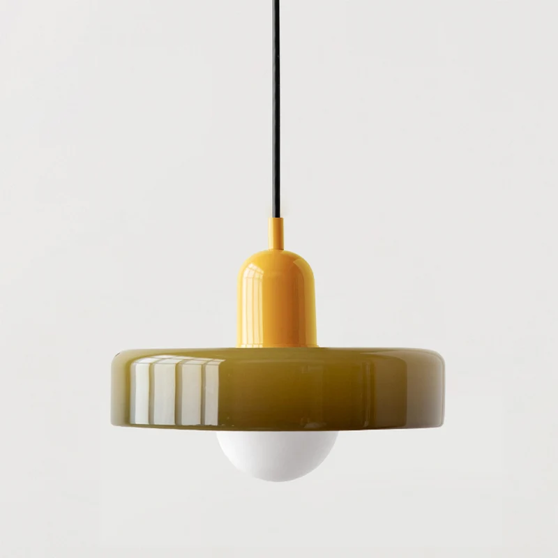 Farverig Glaspendel med Moderne Design til Hjemmet
