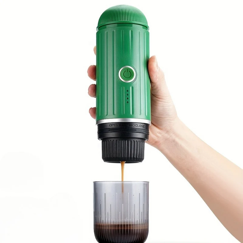 Bærbar Espresso Maskine med USB Opladning og Hurtig Opvarmning