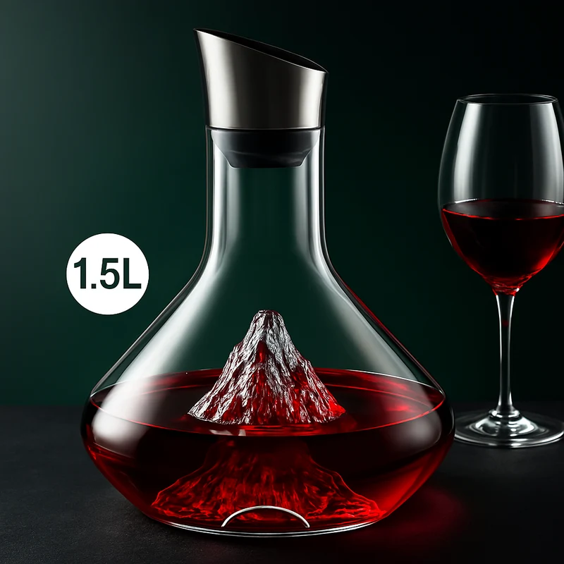 Eksklusiv Krystalkaraffel til Vin – Forbedret Smag & Aroma