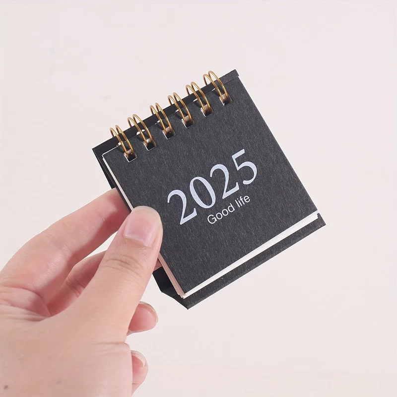 Elegant Skrivebordskalender med Spiralstativ – Perfekt Overblik