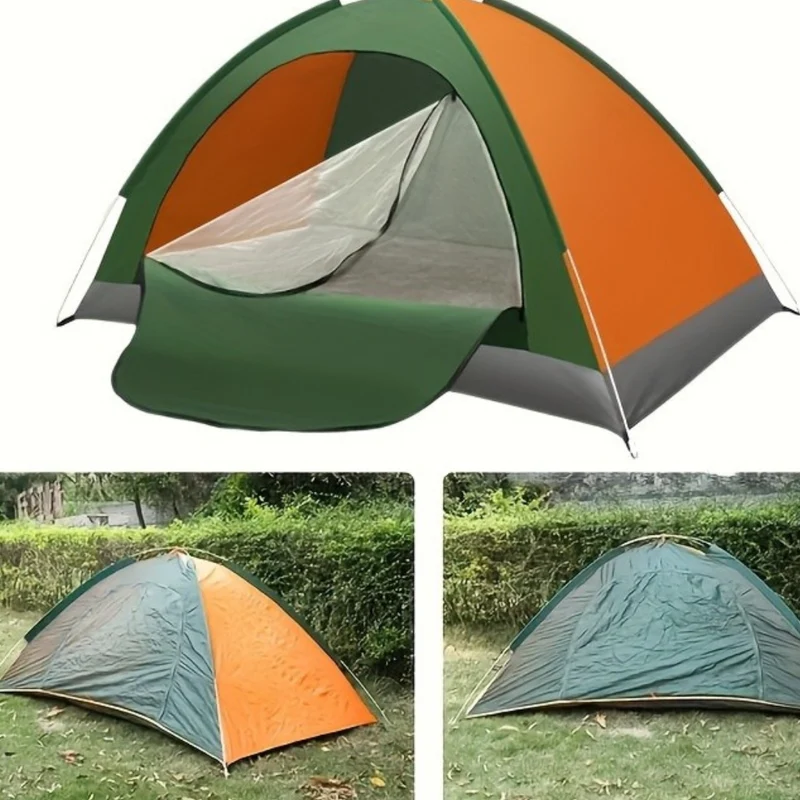 Lynopsætning Camping Telt med Holdbart Nylon & Lynlås