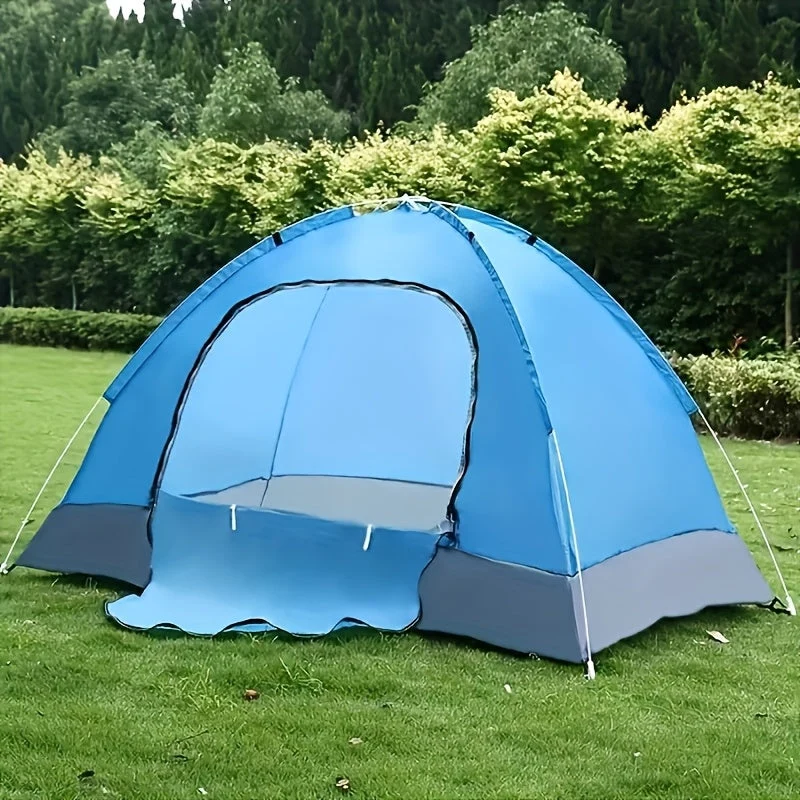 Lynopsætning Camping Telt med Holdbart Nylon & Lynlås