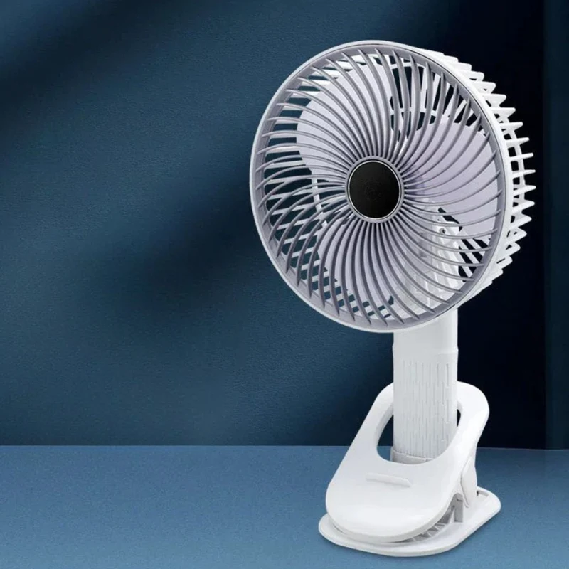 Bærbar 4-i-1 Ventilator med Klips for Fleksibel Køling