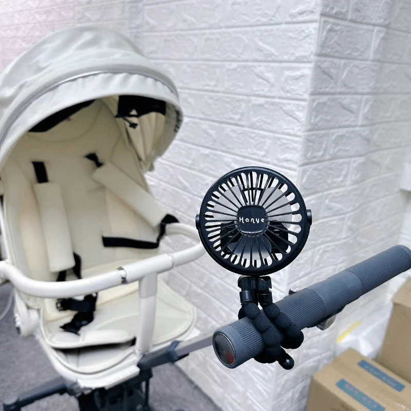 Bærbar Bladfri Ventilator med Fleksibelt Stativ og USB
