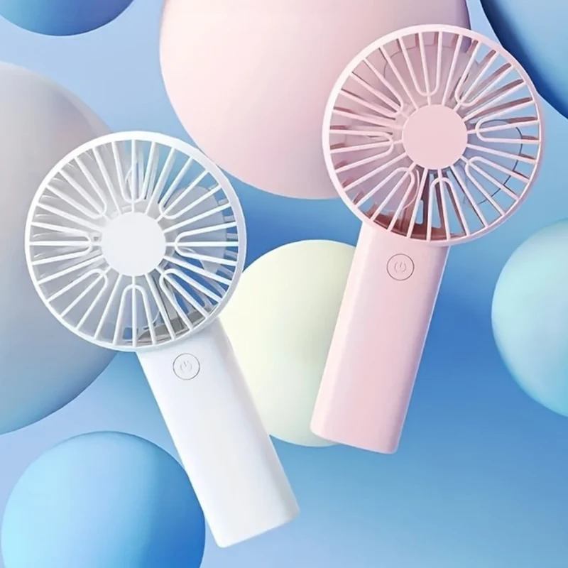 Bærbar Mini Bordventilator med USB-opladning og Stille Drift