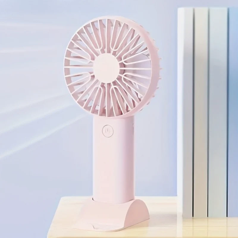 Bærbar Mini Bordventilator med USB-opladning og Stille Drift