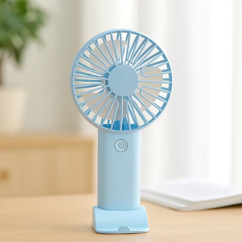Bærbar Mini Bordventilator med USB-opladning og Stille Drift