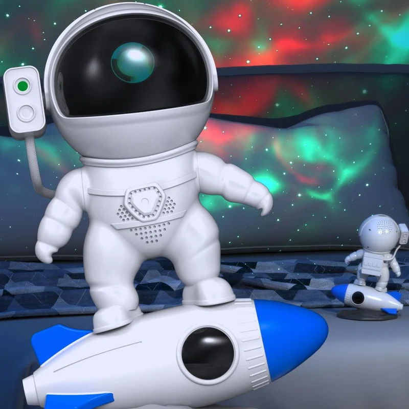 Astronaut Stjernehimmel Projektor med Bluetooth & App-Styring