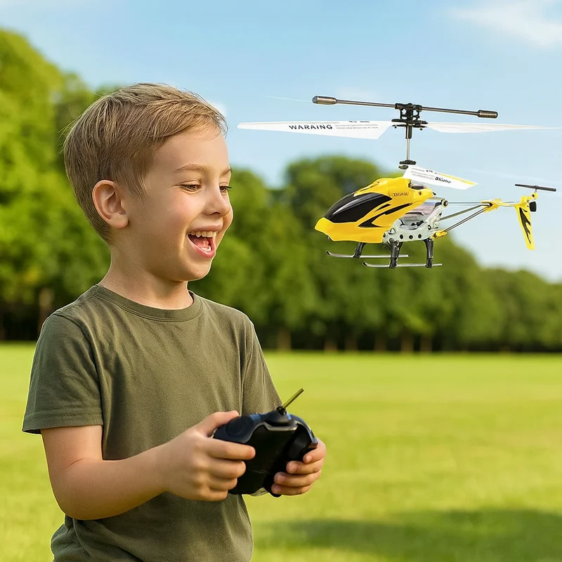 Mini Helikopter med Fjernstyring – Stabilitet og Sjov