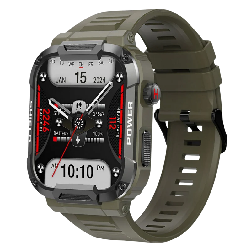Robust Udendørs Smartwatch – Holdbarhed og Fitness i Fokus