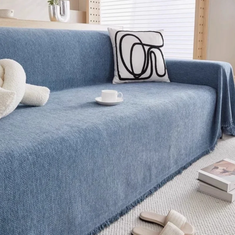 Elegant og Beskyttende Sofaovertræk i Slidstærkt Chenille