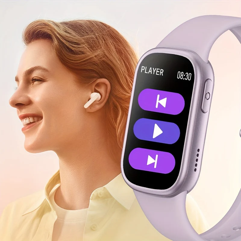 Vandtæt Fitness Smartwatch med Lang Batteritid