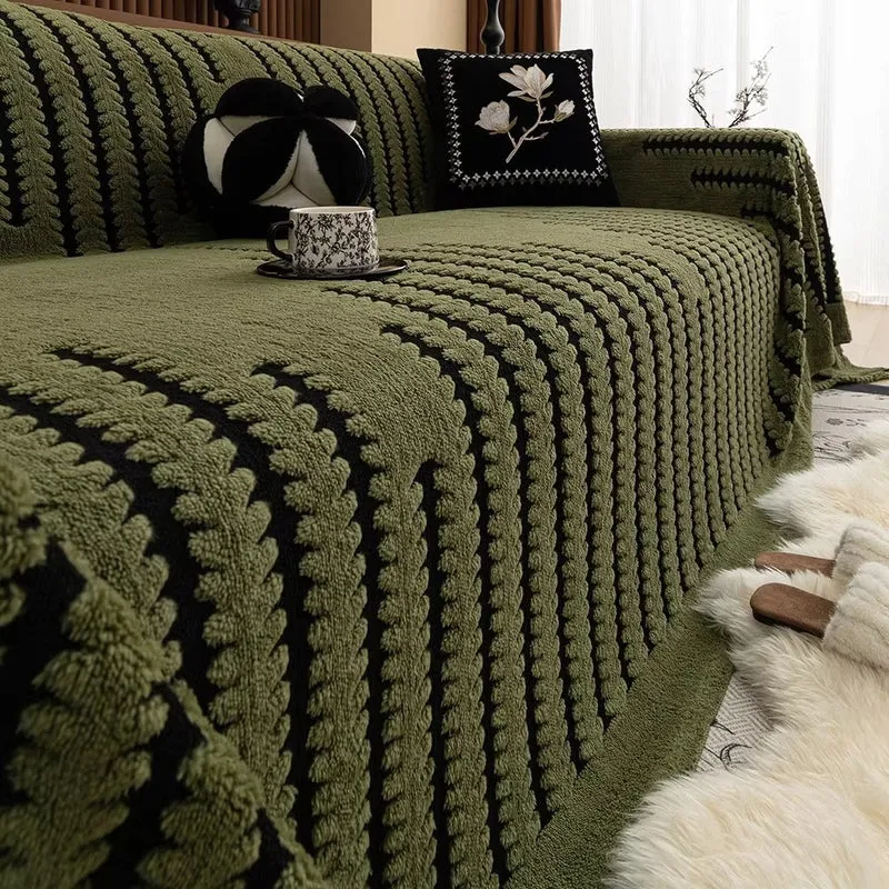 Elegant Sofaovertræk i Mikrofiber med Vintage Design