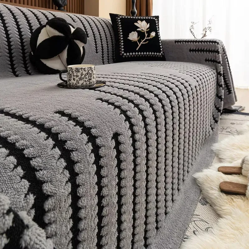 Elegant Sofaovertræk i Mikrofiber med Vintage Design