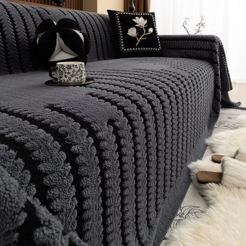Elegant Sofaovertræk i Mikrofiber med Vintage Design
