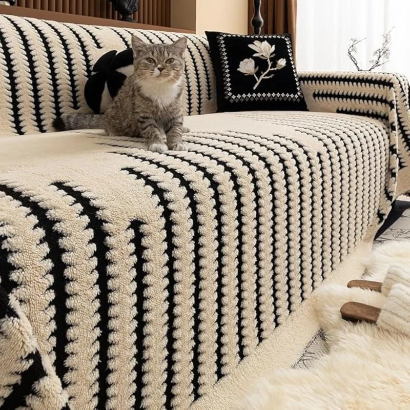 Elegant Sofaovertræk i Mikrofiber med Vintage Design