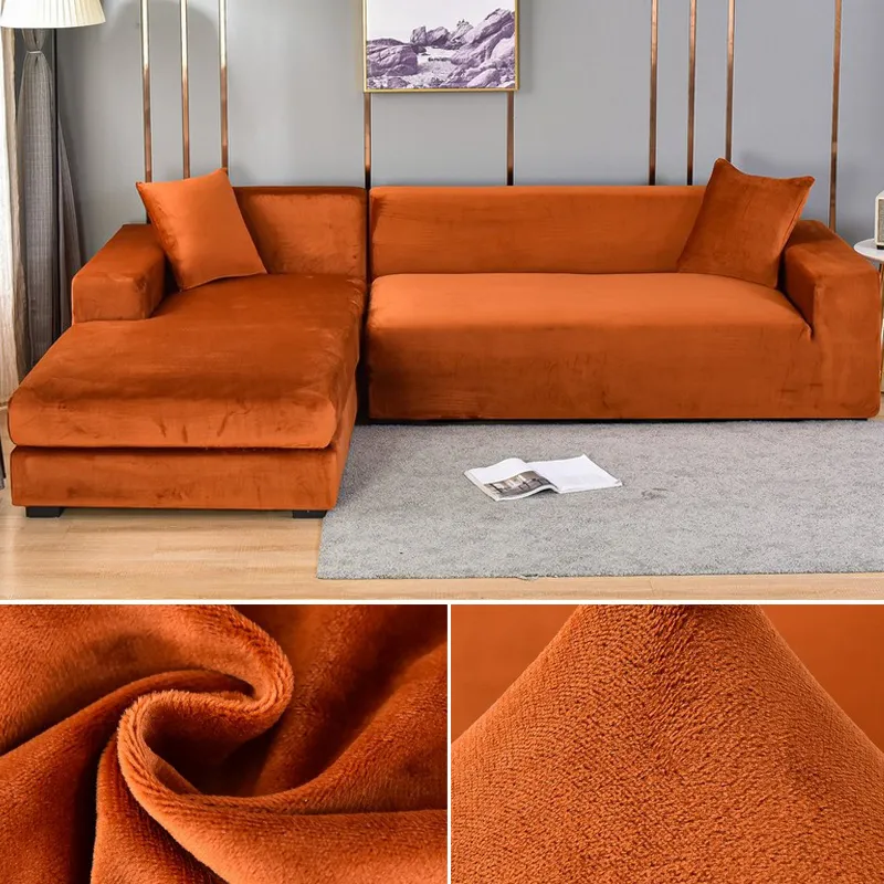 Velour Sofaovertræk - Strækbart & Vaskbart Beskyttelse
