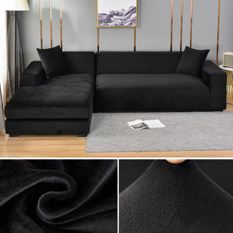 Velour Sofaovertræk - Strækbart & Vaskbart Beskyttelse