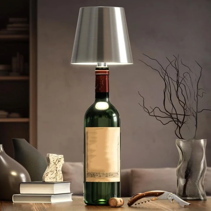 Elegant Genopladelig Bordlampe med Touch & Lang Batteritid